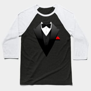 Printed Suit Tuxedo Business For Baseball T-Shirt